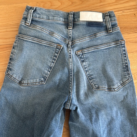 Re/done 70’s ultra high wide leg  jeans 23 24 - Picture 5 of 7